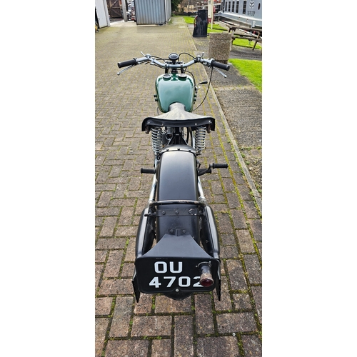 546 - 1931 BSA L31-6, de luxe 349cc. Registration number OU 4702 (non transferrable). Frame number Y5-515.... 