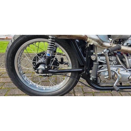 563 - 1959 Triton, 750cc. Registration number NVG 308. Frame number R13-85298. Engine number T120RD 11914.... 