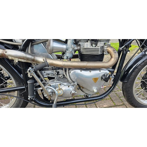 563 - 1959 Triton, 750cc. Registration number NVG 308. Frame number R13-85298. Engine number T120RD 11914.... 