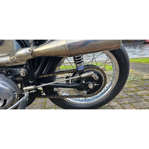 563 - 1959 Triton, 750cc. Registration number NVG 308. Frame number R13-85298. Engine number T120RD 11914.... 