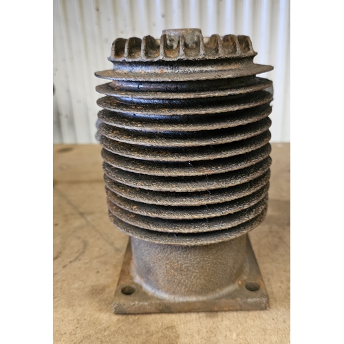 325 - A veteran J.A.P. cylinder head with piston