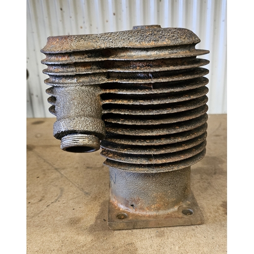 325 - A veteran J.A.P. cylinder head with piston