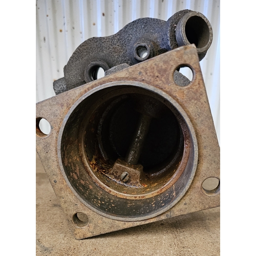 325 - A veteran J.A.P. cylinder head with piston