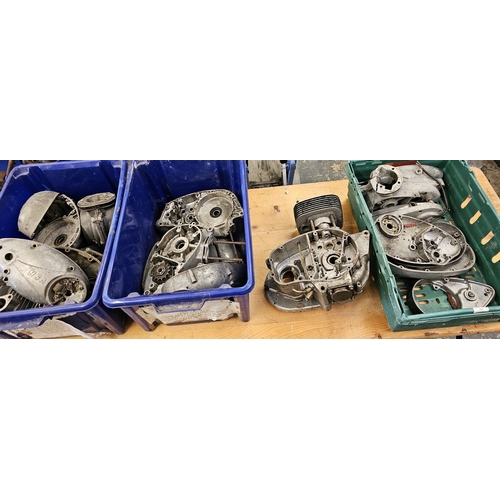 367 - A collection of BSA engine cases (3)