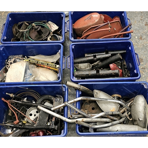 372 - Six boxes of mainly BSA used parts (6)