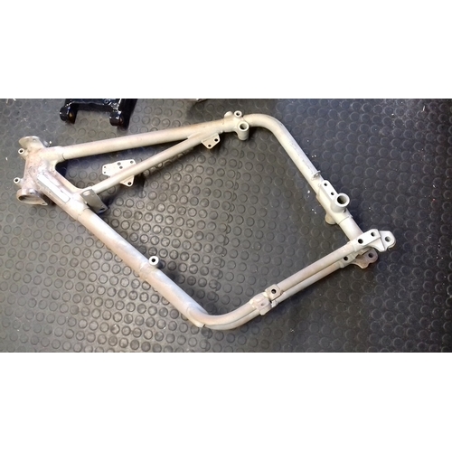 378 - A c.1972 unit construction Triumph Tiger 100 (all T100 models) frame and swinging arm