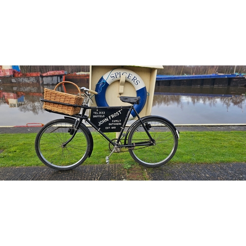 390 - An Elswick tradesman's bicycle, frame number ?68658?, 26