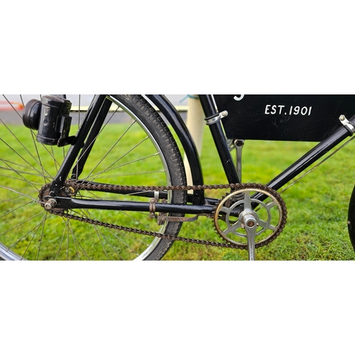 390 - An Elswick tradesman's bicycle, frame number ?68658?, 26