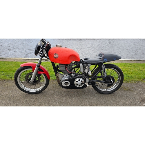 564 - c.1953 BSA 350cc race bike. Registration number not registered. Frame number not found. Engine numbe... 