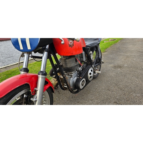 564 - c.1953 BSA 350cc race bike. Registration number not registered. Frame number not found. Engine numbe... 