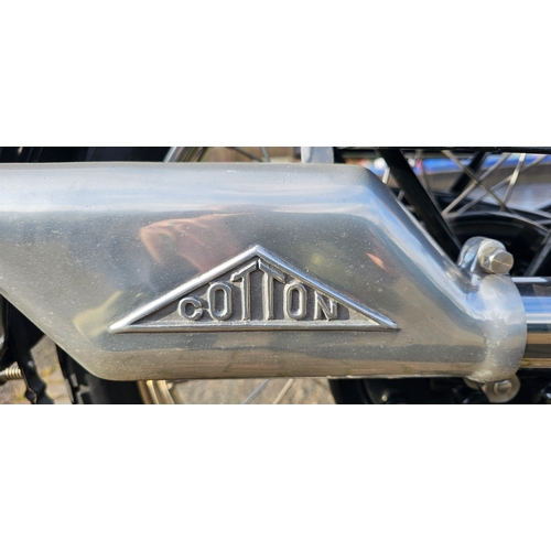 547 - 1930 Cotton Blackburne, 350cc. Registration number VE 3547. Frame number 5407. Engine number CVA 394... 