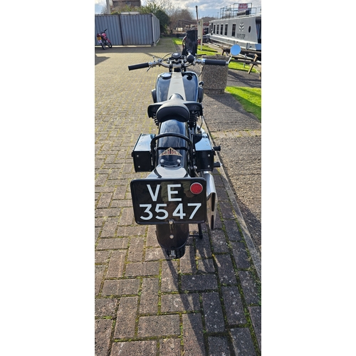 547 - 1930 Cotton Blackburne, 350cc. Registration number VE 3547. Frame number 5407. Engine number CVA 394... 