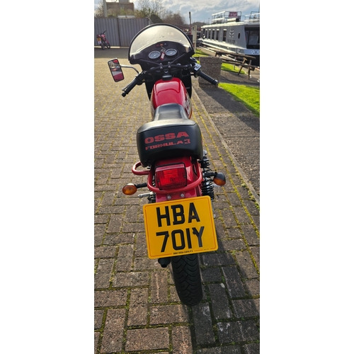 524 - 1982 OSSA 250 Copa Formula 3, 243cc. Registration number HBA 701Y. Frame number B780053. Engine numb... 