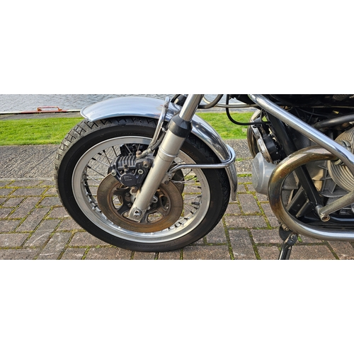 574 - 1975 Moto Guzzi 750S. Registration number KHD 121N. Frame number VK111600. Engine number 34492.
Sold... 