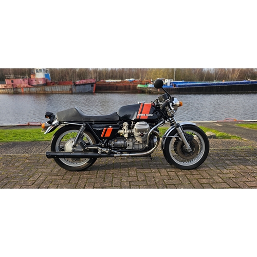 574 - 1975 Moto Guzzi 750S. Registration number KHD 121N. Frame number VK111600. Engine number 34492.
Sold... 