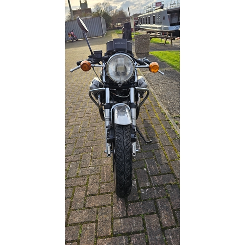 574 - 1975 Moto Guzzi 750S. Registration number KHD 121N. Frame number VK111600. Engine number 34492.
Sold... 