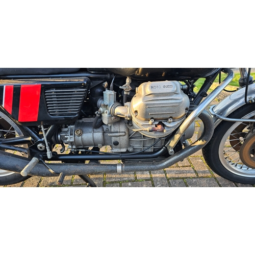 573 - 1975 Moto Guzzi 750S. Registration number MFS 835P. Frame number VK215706. Engine number 35681.
Sold... 