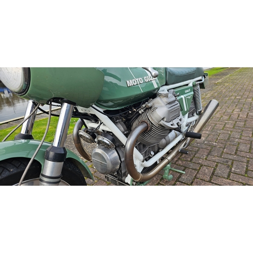 575 - 1974 Moto Guzzi 750S. Registration number ANW 571M. Frame number VK111155. Engine number VK034001.
S... 