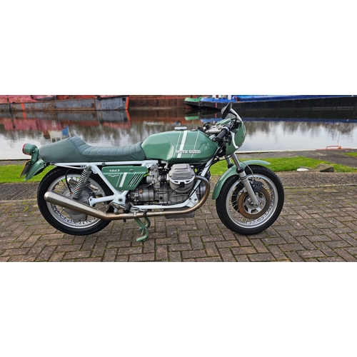 575 - 1974 Moto Guzzi 750S. Registration number ANW 571M. Frame number VK111155. Engine number VK034001.
S... 