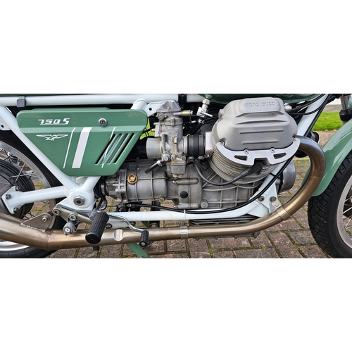 575 - 1974 Moto Guzzi 750S. Registration number ANW 571M. Frame number VK111155. Engine number VK034001.
S... 