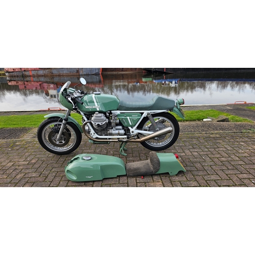 575 - 1974 Moto Guzzi 750S. Registration number ANW 571M. Frame number VK111155. Engine number VK034001.
S... 