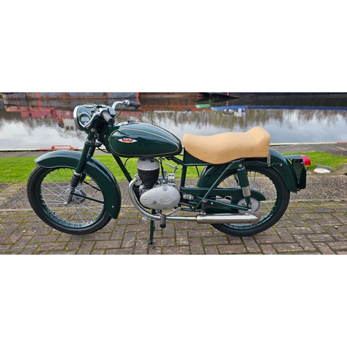 483 - 1958 DMW Mk8, 197cc. Registration number TSV 319 (non transferrable). Frame number 8H335B. Engine nu... 