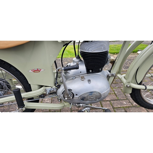 484 - 1955 DMW Cortina, 225cc. Registration number 647 UYR. Frame number 2/P/342. Engine number 993A5776.
... 