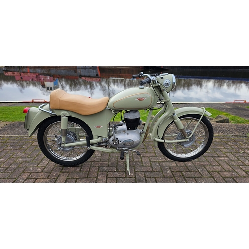 484 - 1955 DMW Cortina, 225cc. Registration number 647 UYR. Frame number 2/P/342. Engine number 993A5776.
... 