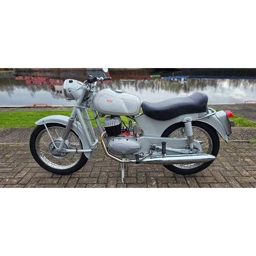 485 - 1966 DMW Dolomite, 250cc. Registration number SLG 975D. Frame number 65K476. Engine number 012F1624.... 