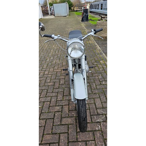 485 - 1966 DMW Dolomite, 250cc. Registration number SLG 975D. Frame number 65K476. Engine number 012F1624.... 