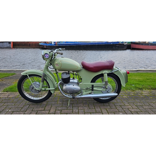 486 - 1960 DMW Dolomite II de luxe, 249cc. Registration number 74 RPC (non transferrable) . Frame number 2... 