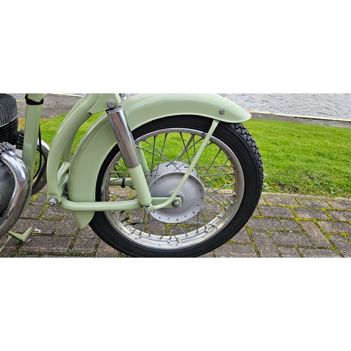 486 - 1960 DMW Dolomite II de luxe, 249cc. Registration number 74 RPC (non transferrable) . Frame number 2... 