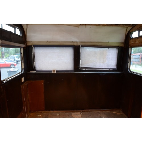 403 - c.1950/60's Sipson Living Van, NO RESERVE, green alloy covered body with timber frame, 26 x 8 foot (... 