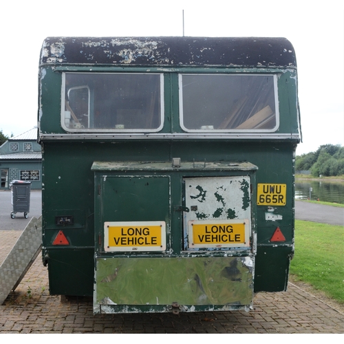 403 - c.1950/60's Sipson Living Van, NO RESERVE, green alloy covered body with timber frame, 26 x 8 foot (... 