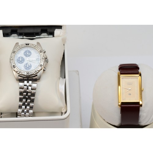 118 - Rotary, a stainless steel ladies wrist watch, with mother of pearl dial, LB03907/01(15671), together... 