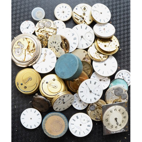 135 - A group of mixed pocket and wrist watch parts/spares.