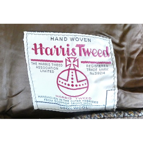 224 - Vintage Harris Tweed Jackets
A selection of Herringbone tweed jackets to include a green, pre-worn, ... 