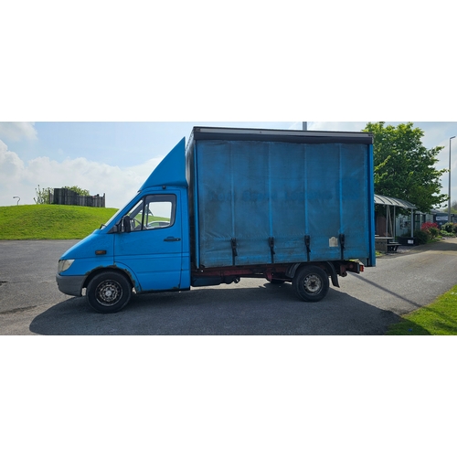 1 - 2005 Mercedes Sprinter curtain side van, diesel 2148 cc. Registration number GF55YUA. VIN number WDB... 