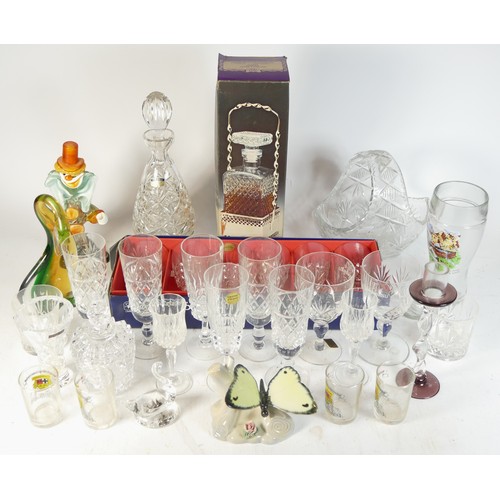 A large collection of homewares, to include cut glass/crystal drinking ...