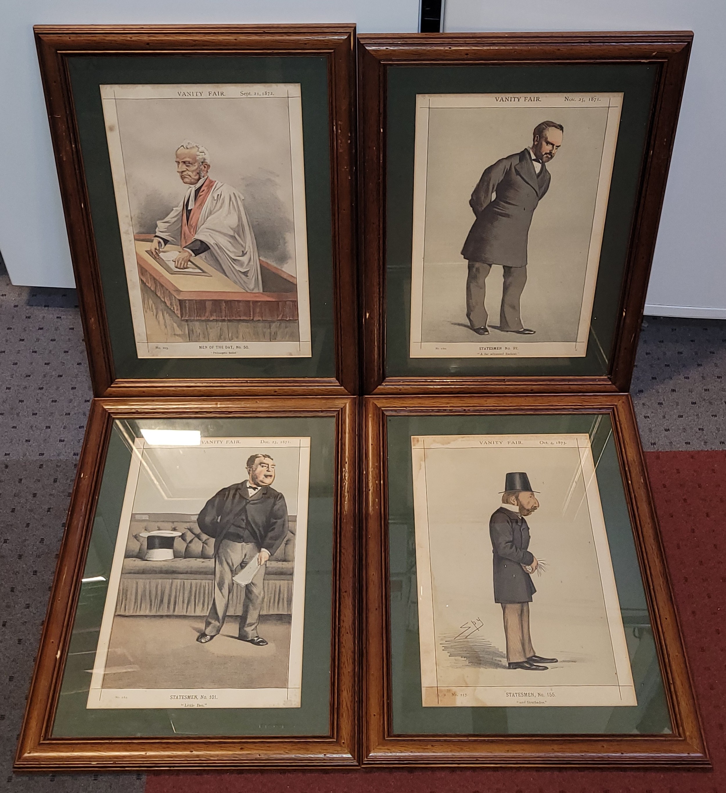 A set of four Edwardian Vanity Fair prints, comprising 'Statesmen' No ...