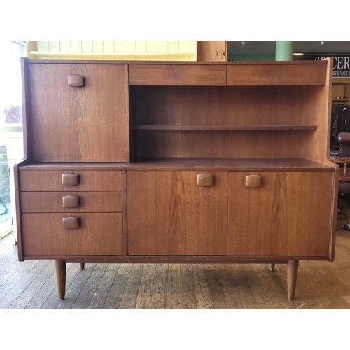 403 - Stonehill Furniture: A mid 20th century teak sideboard/drinks cabinet.
W152, H121, D45cm.