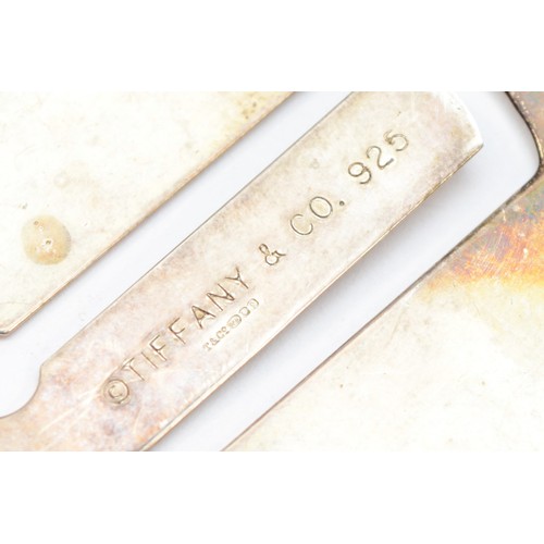 75 - Tiffany & Co., a silver book mark, Tiffany, London 1962, 6.5 x 5cm, 17gm