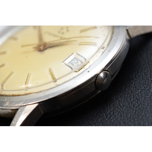 94 - Eterna-matic, a stainless steel date gentleman's wristwatch, c.1950's, cal. 1422U, movement number 4... 