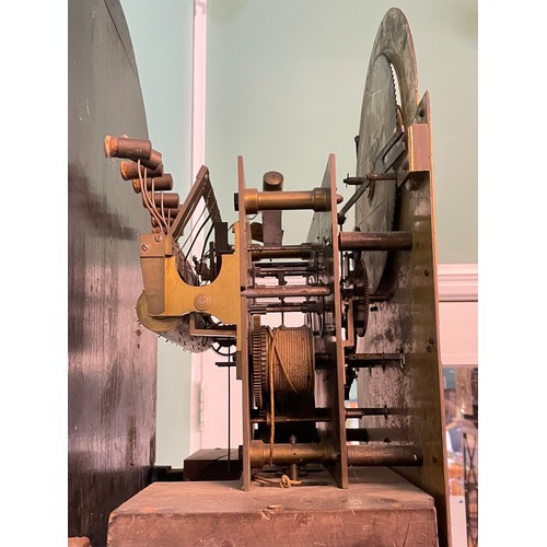 276 - A Victorian mahogany eight day musical longcase clock, c.1880, the 13