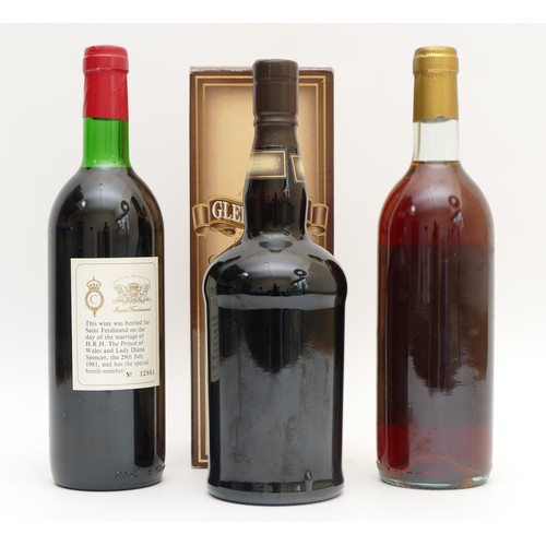 295 - Three bottles of alcohol to include a 1979 Chateau Plaisance Bergerac, a 1979 Chateau Tour de Bigorr... 