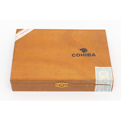 315 - ***WITHDRAWN FROM AUCTION*** 
Cohiba, twenty three cigars in a wooden case, serial number AE227603