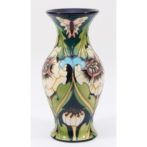 321 - Emma Bossons for Moorcroft Pottery, baluster form vase decorated in the Hartgring pattern, limited e... 