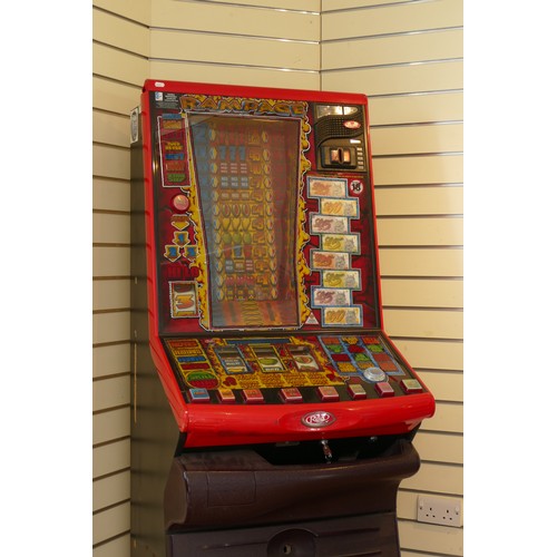 386 - Rampage, a category C gaming machine, recently retired from service, 68 × 67 × 179 cm.
Lights up, al... 