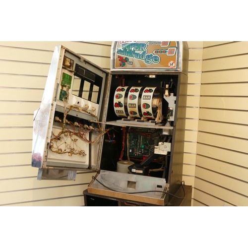 388 - Casino Super Nudge, a category C gaming machine, recently retired from service, 70 × 63 × 187 cm.
Li... 