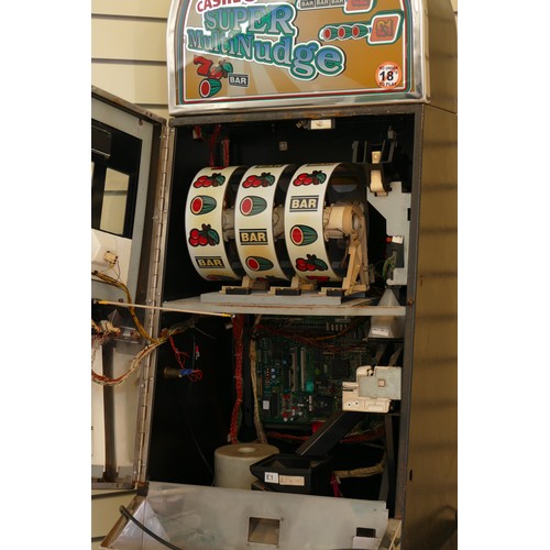 388 - Casino Super Nudge, a category C gaming machine, recently retired from service, 70 × 63 × 187 cm.
Li... 